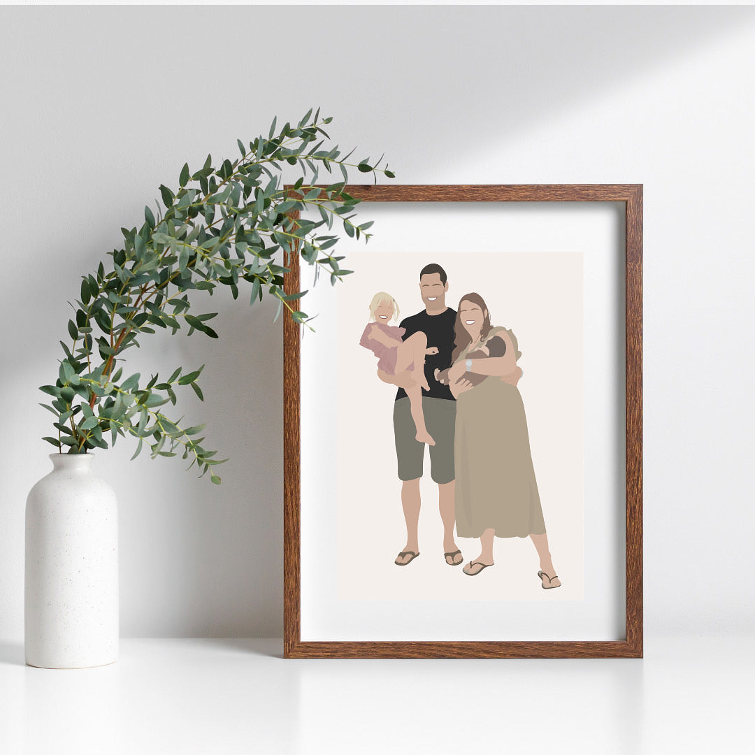 Portret illustratie
