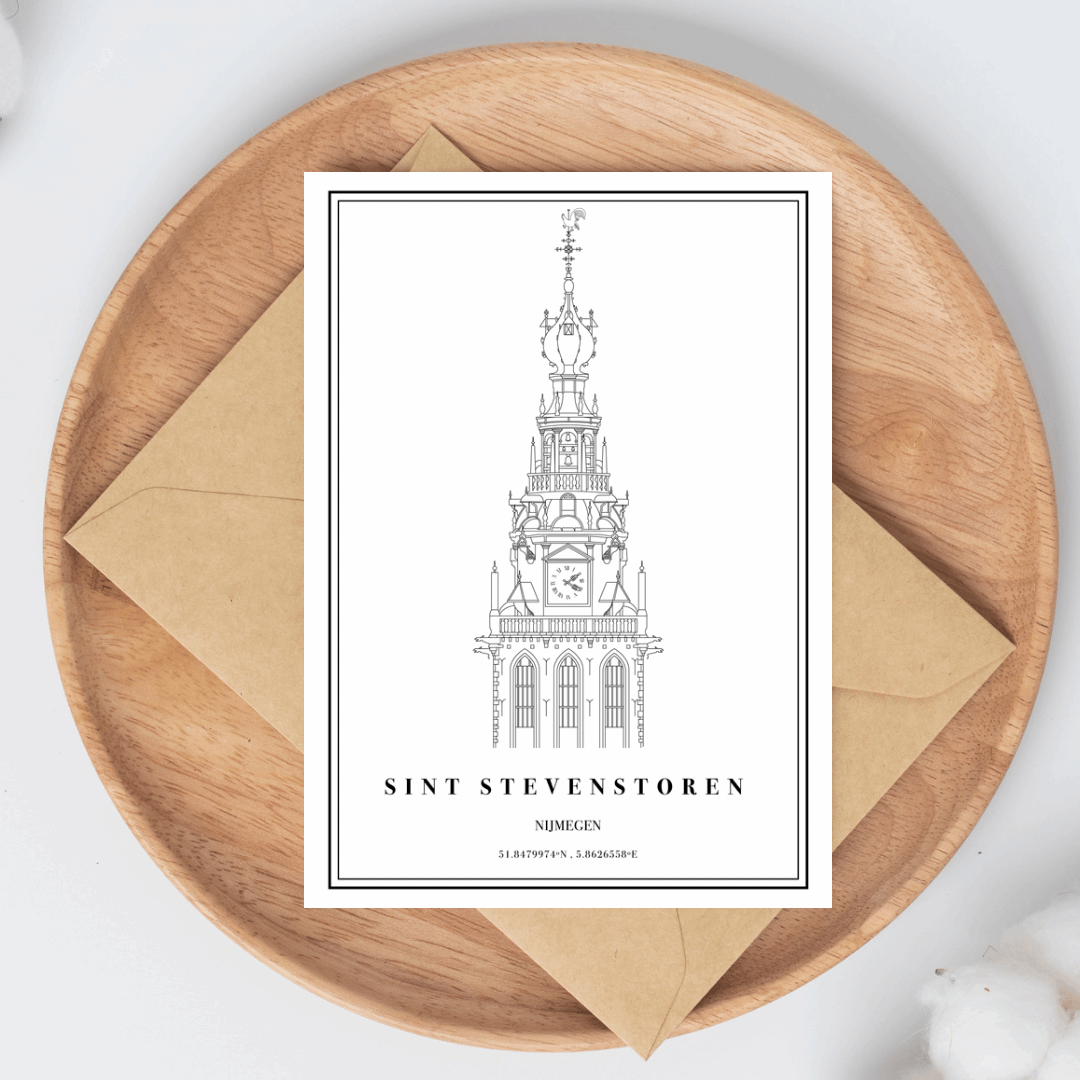 Ansichtkaart Sint Stevenstoren Nijmegen