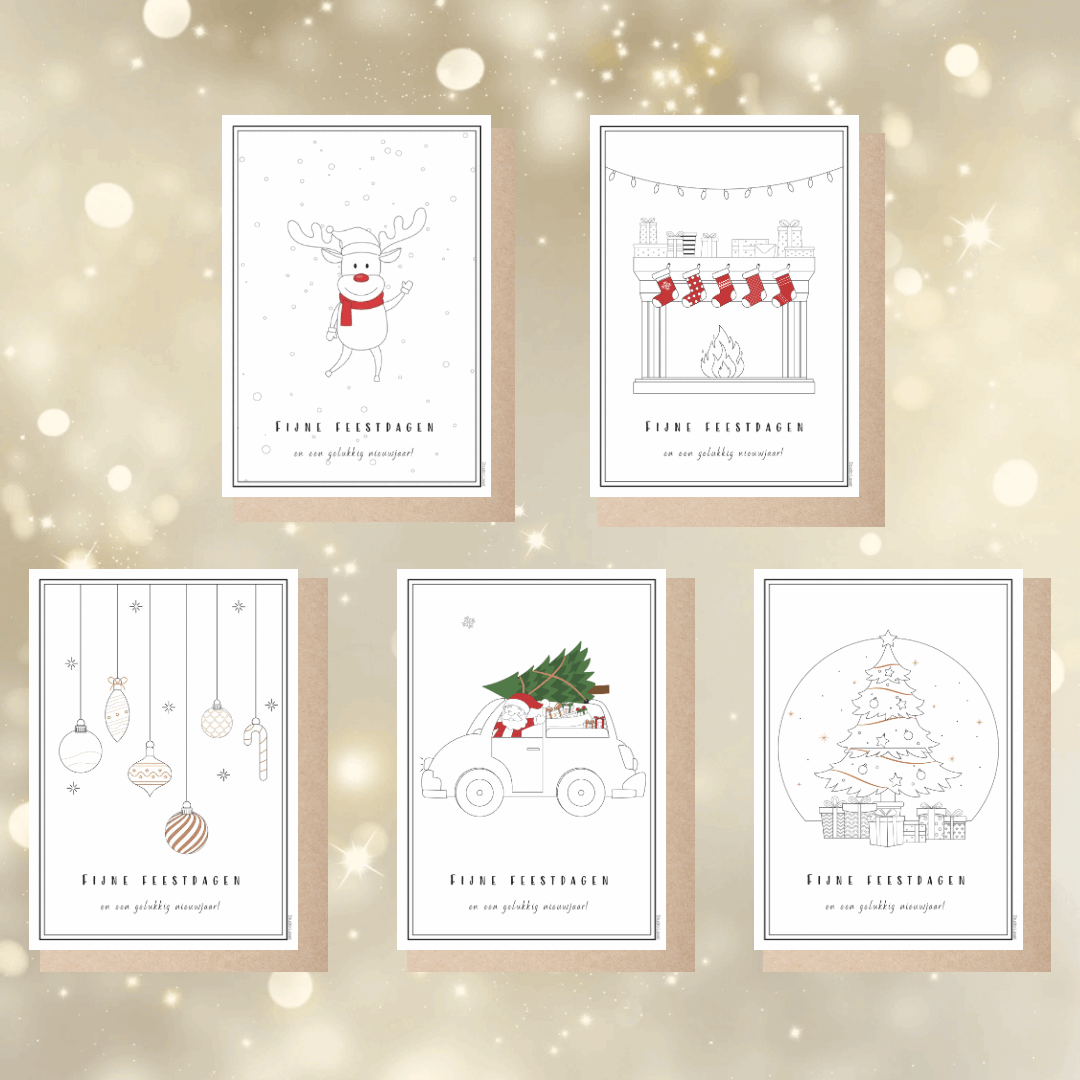 PRESALE Set kerstkaarten