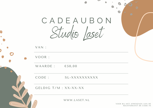 Cadeaubon Studio Laset