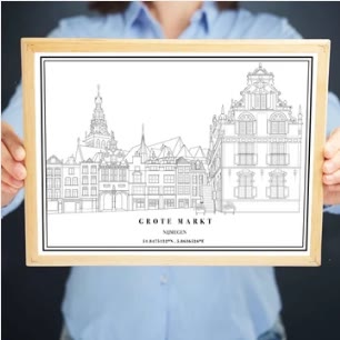 Poster Grote Markt Nijmegen
