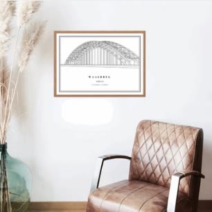 Poster Waalbrug Nijmegen